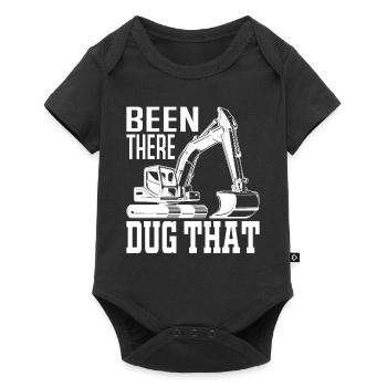 Been There Dug That - Bagger Beruf Maschinenführer - Baby Premium Kurzarmbody - Schwarz - Vorne