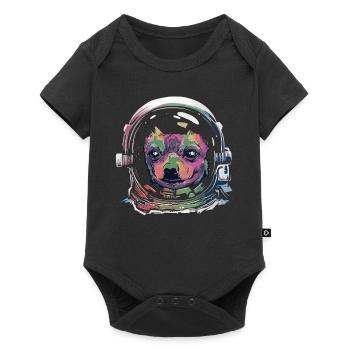 Chihuahua in Space Space Dog Astronaut - Baby Premium short-sleeve bodysuit - black - Front