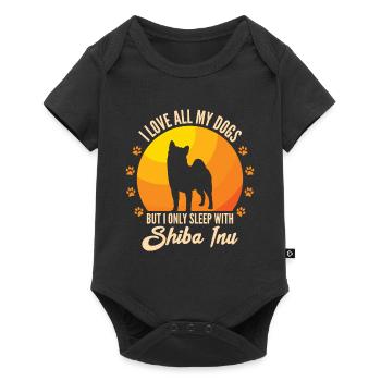 Shiba Inu Dog Gift Shiba Inu - Baby Premium short-sleeve bodysuit - black - Front