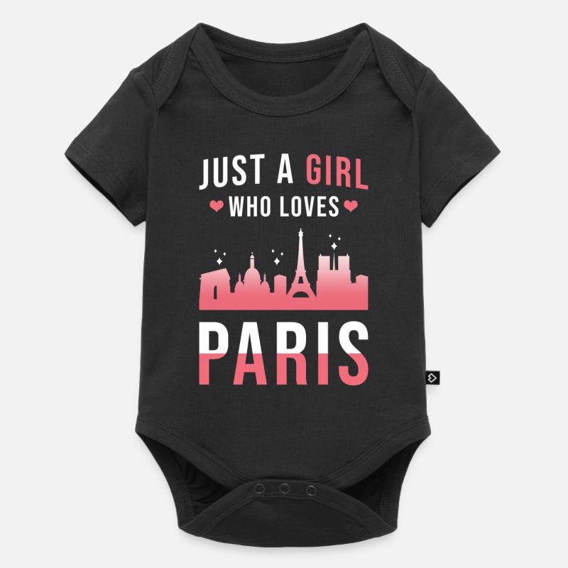 Paris - Body à manches courtes Premium Bébé - noir