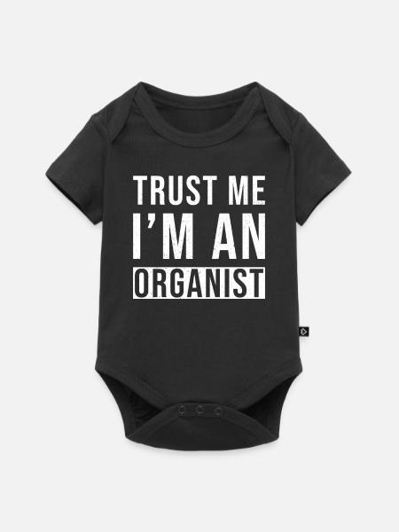 Organist Geschenk - Baby Premium Kurzarmbody - Schwarz