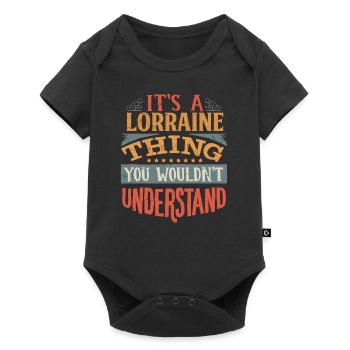 Es ist eine lothringische Sache, die Sie nicht verstehen würden - - Baby Premium Kurzarmbody - Schwarz - Vorne