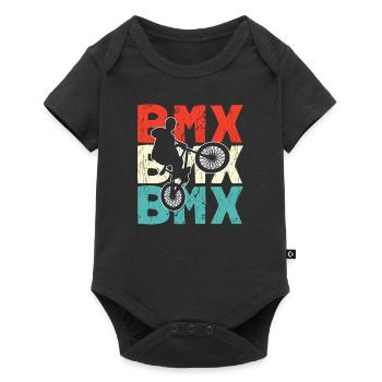 BMX - Baby Premium short-sleeve bodysuit - black - Front