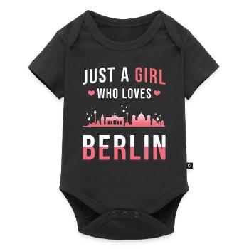 Berlin - Body à manches courtes Premium Bébé - noir - Devant