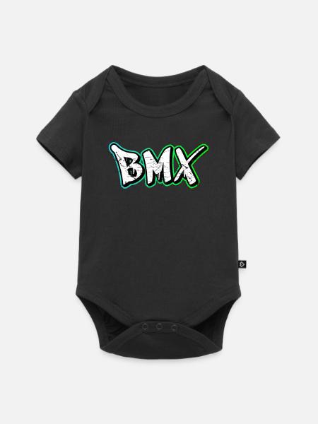 BMX - Baby Premium Kurzarmbody - Schwarz