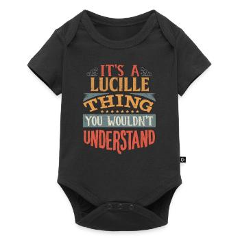 Es ist eine Lucille-Sache, die Sie nicht verstehen würden - - Baby Premium Kurzarmbody - Schwarz - Vorne