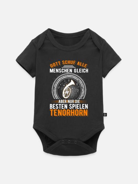 Tenorhorn Gott Tenorhornist Tenorhornspieler - Baby Premium Kurzarmbody - Schwarz