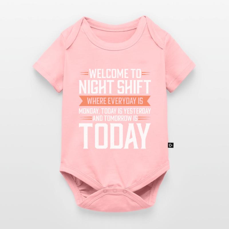 Night shift Work Shiftwork Shiftwork Workers Baby Premium short-sleeve bodysuit