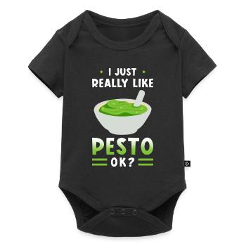 Pesto - Baby Premium short-sleeve bodysuit - black - Front