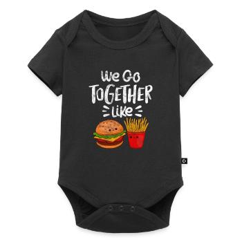 Burger Friesmes - Body à manches courtes Premium Bébé - noir - Devant