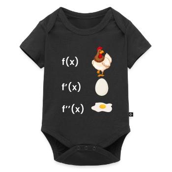 Mathematik Lehrer Ableitung Lustiges Mathe Integra - Baby Premium Kurzarmbody - Schwarz - Vorne