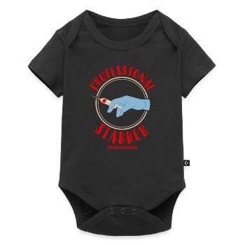 Phlebotomist Tech Technician - Baby Premium short-sleeve bodysuit - black - Front