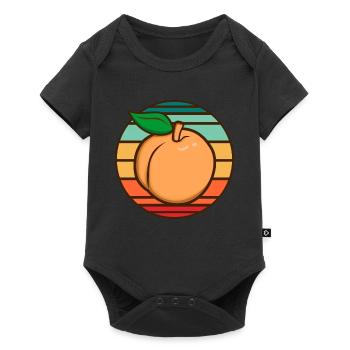Peach - Baby Premium short-sleeve bodysuit - black - Front