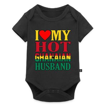 Ghana - Body à manches courtes Premium Bébé - noir - Devant