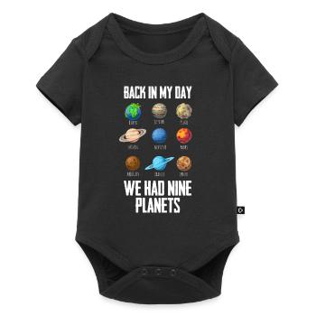 Astronomy Solar System 9 Planets Universe - Baby Premium short-sleeve bodysuit - black - Front