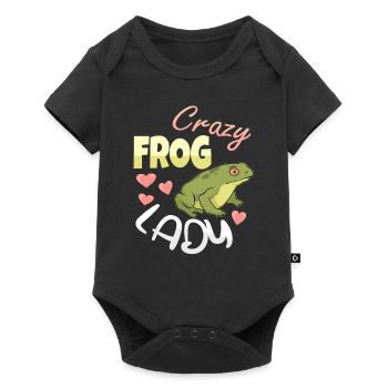Frog Costume Frog Catcher Frog Hunter Funny Frog - Baby Premium short-sleeve bodysuit - black - Front