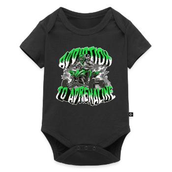 Quad quad bikers - Body à manches courtes Premium Bébé - noir - Devant