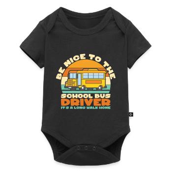 School Bus School Bus Driver Bus Busfaher Gift - Baby Premium short-sleeve bodysuit - black - Front
