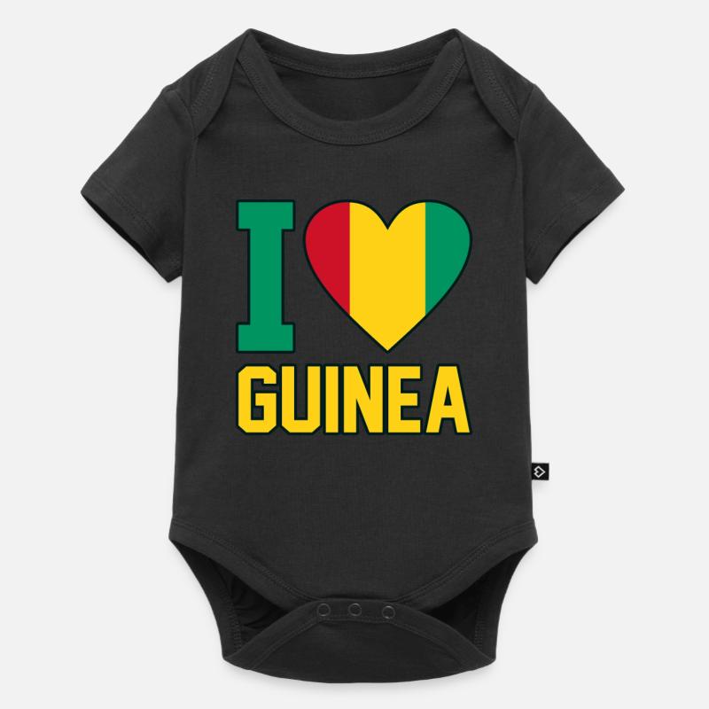 Guinée - Body à manches courtes Premium Bébé - noir