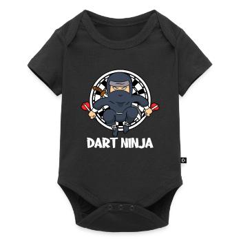 Dart Ninja Dart Club Funny Dart Player Darts - Baby Premium short-sleeve bodysuit - black - Front