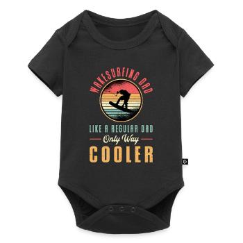 Wakeboard Wakeboard Wakeboard Wakeing Cadeau - Body à manches courtes Premium Bébé - noir - Devant