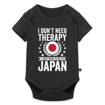 Je n’ai pas besoin de thérapie, juste au Japon - Body à manches courtes Premium Bébé - noir - Devant