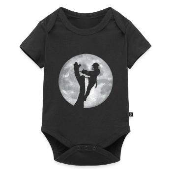 Funny Chainsaw Arborist Gift - Baby Premium short-sleeve bodysuit - black - Front