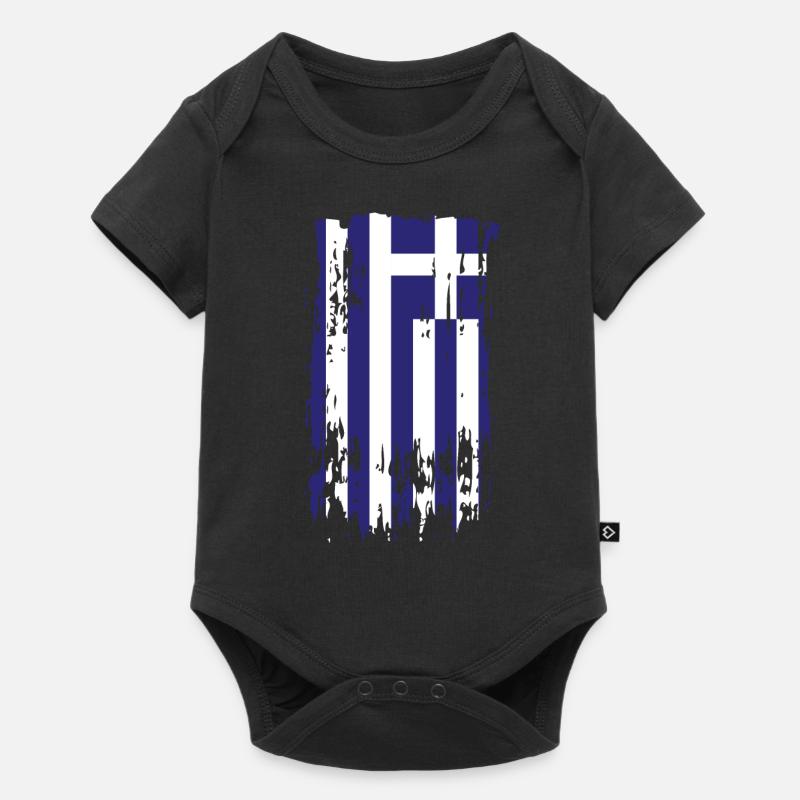 Grèce Grèce Grèce - Body à manches courtes Premium Bébé - noir