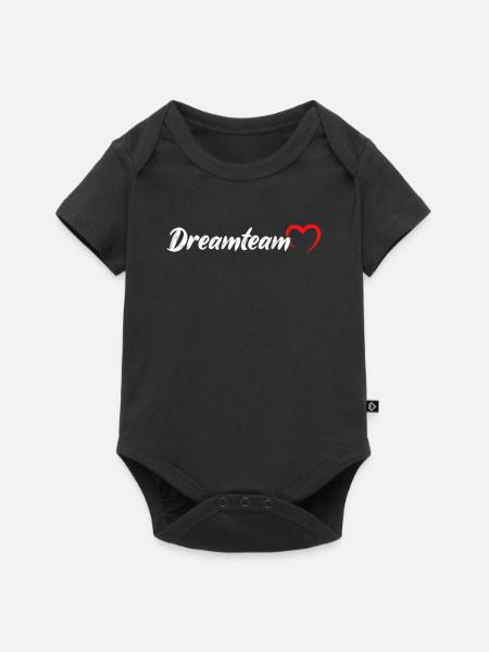Dreamteam Traumpaar - Baby Premium Kurzarmbody - Schwarz