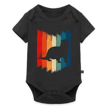Otter and Sea Otter Vintage Otter - Baby Premium short-sleeve bodysuit - black - Front