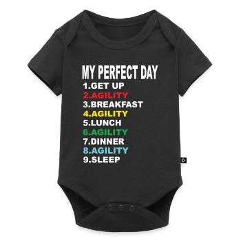 Mon agilité de jour parfaite - Body à manches courtes Premium Bébé - noir - Devant