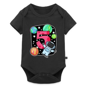 5 anniversaire garçon - 5 ans - J’ai 5 ans - Body à manches courtes Premium Bébé - noir - Devant
