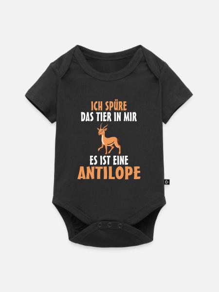 Antilope Antilopen - Baby Premium Kurzarmbody - Schwarz