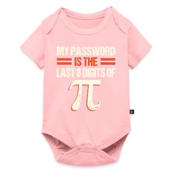 PI Math , Mathématiques, 3.145 - Body à manches courtes Premium Bébé - rose - Devant