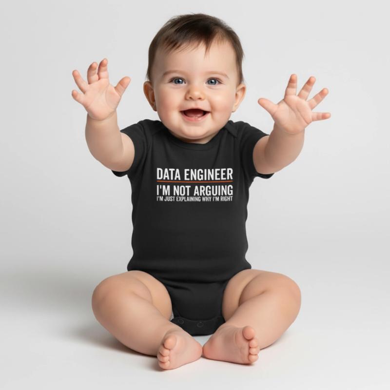 Just Explaining - Data Engineer Baby Premium short-sleeve bodysuit