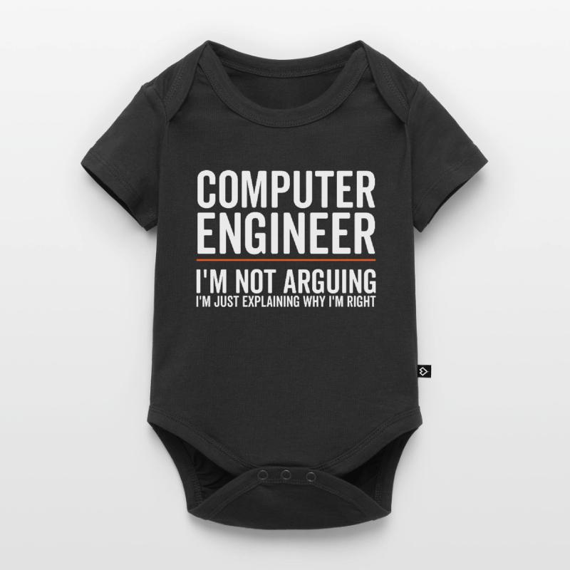 I Explain Only - Computer Engineer Baby Premium short-sleeve bodysuit