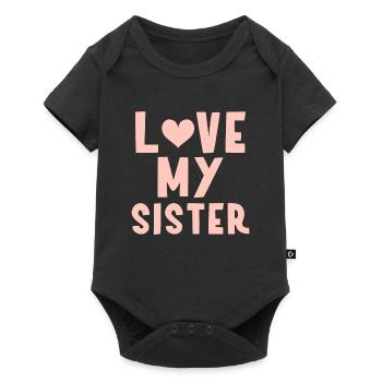 Moi ma sœur - Body à manches courtes Premium Bébé - noir - Devant