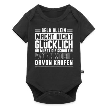 Wohnmobil, Camper, - Baby Premium Kurzarmbody - Schwarz - Vorne