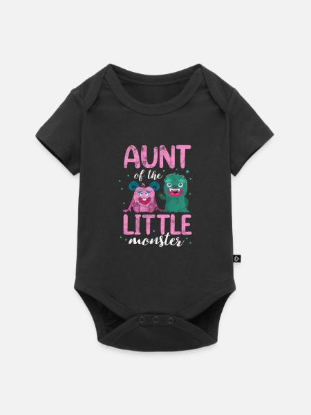 Tante - Baby Premium Kurzarmbody - Schwarz