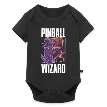 Pinball Wizard Retro Games Cadeau - Body à manches courtes Premium Bébé - noir - Devant