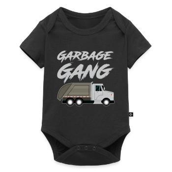 Garbage Truck Garbage Recycling Garbage Collection Garbage Man - Baby Premium short-sleeve bodysuit - black - Front