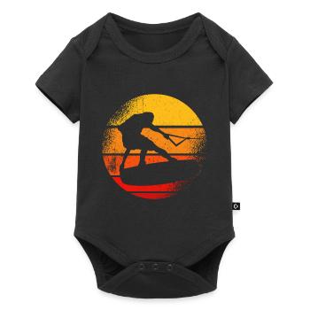 Wakeboard Wakeboarding - Body à manches courtes Premium Bébé - noir - Devant