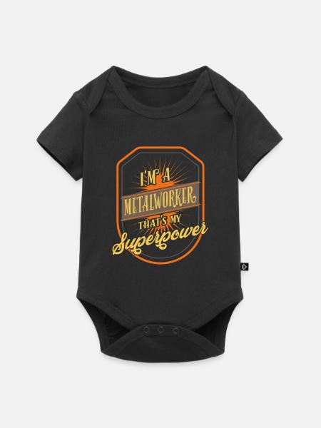 Metallarbeiter Metallverarbeiter - Baby Premium Kurzarmbody - Schwarz
