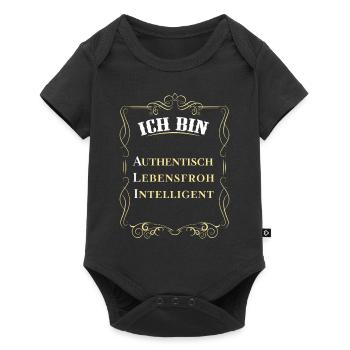 Für den besten Menschen - Ich bin Ali - Baby Premium Kurzarmbody - Schwarz - Vorne