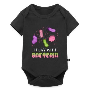Biology Saying - Baby Premium short-sleeve bodysuit - black - Front