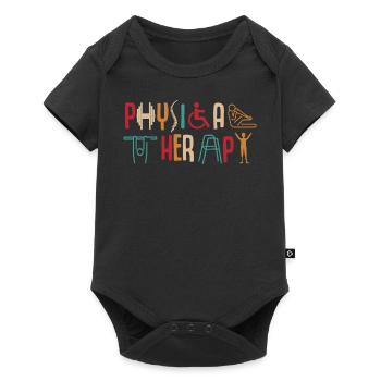Physiotherapy - Baby Premium short-sleeve bodysuit - black - Front