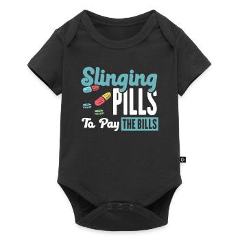 Pharmacist Gift, Pharmacy Pharmacy, Pharmacist - Baby Premium short-sleeve bodysuit - black - Front