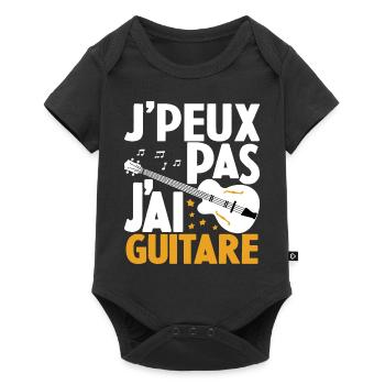 Je Peux Pas J'ai Guitare Drôle Guitare - Body à manches courtes Premium Bébé - noir - Devant