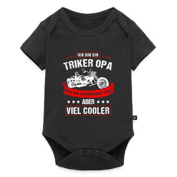 Triker grandpa like a normal grandpa but much cooler - Baby Premium short-sleeve bodysuit - black - Front