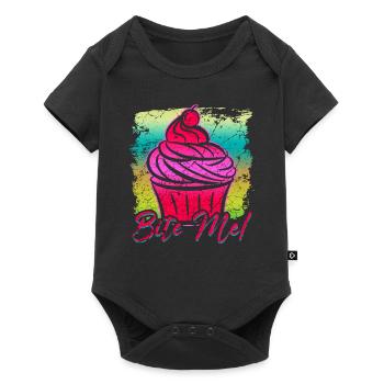 Cupcake - Body à manches courtes Premium Bébé - noir - Devant